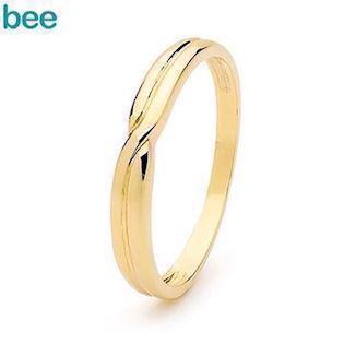 Bienenschmuck Eva Gold Wedder 9 kt Gold Fingerring glänzend, Modell 45336